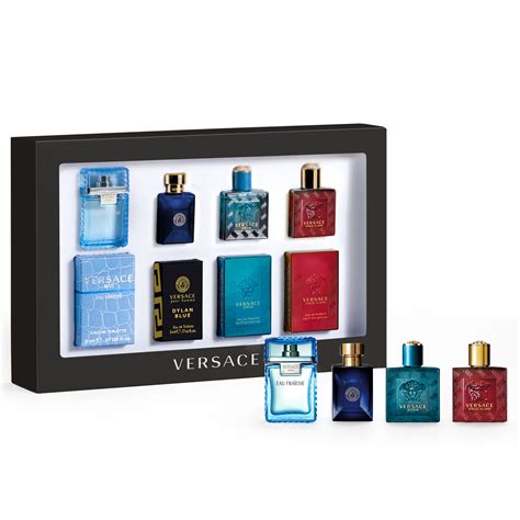 versace mini set perfume|versace mini aftershave set.